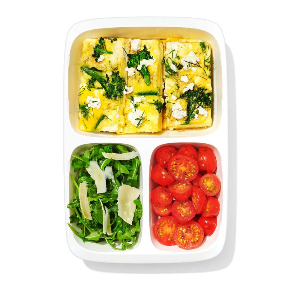 Prep & Go 4.1-Cup Divided Container - Ocean Blue A3