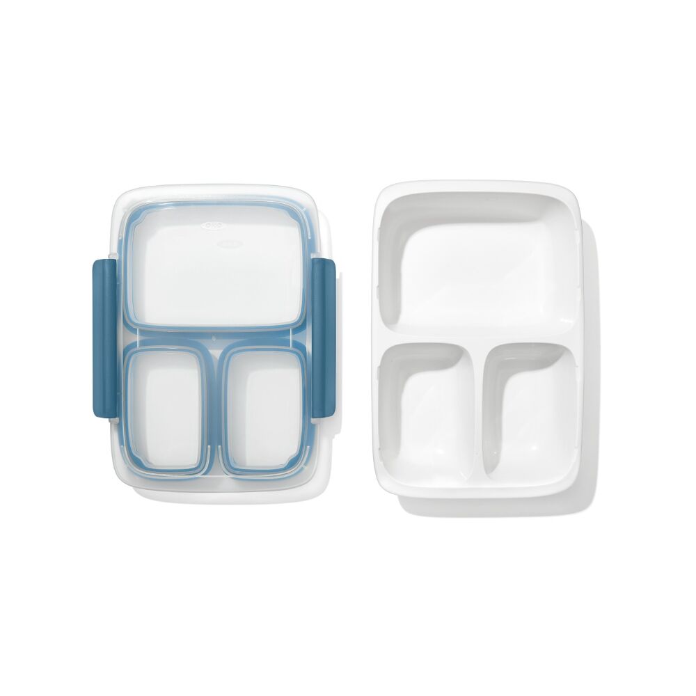 Prep & Go 4.1-Cup Divided Container - Ocean Blue A3