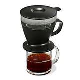Pour Over Coffee Maker with Water Tank - Matte Black N3