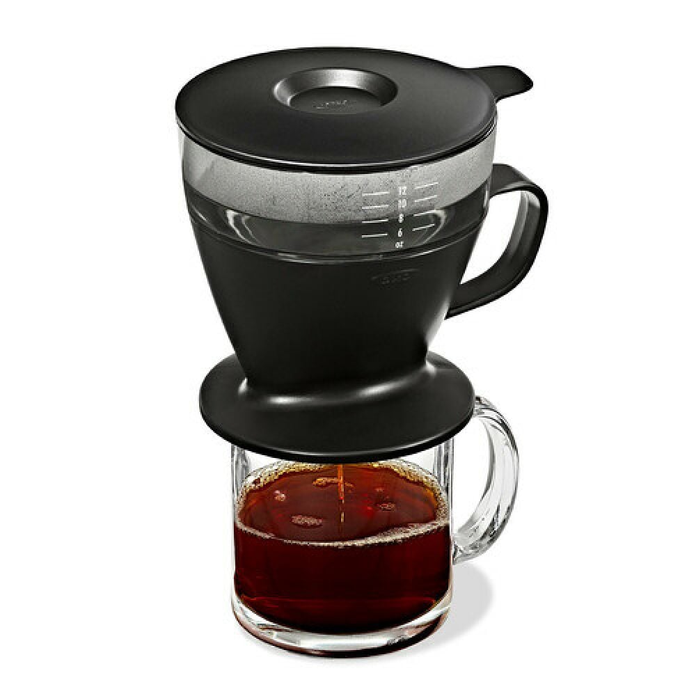 Pour Over Coffee Maker with Water Tank - Matte Black N3