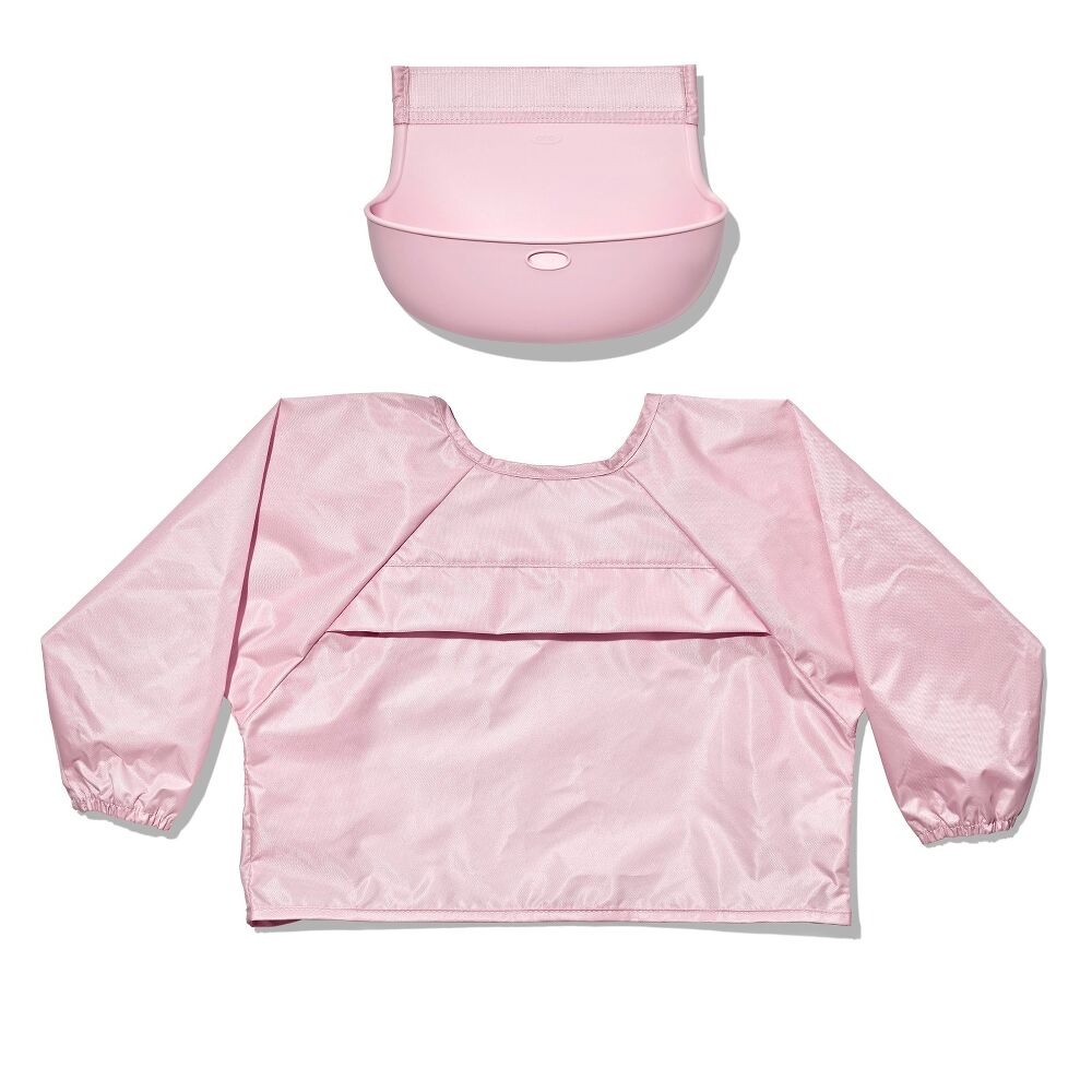 Sleeved Roll-Up Bib - Blossom E2