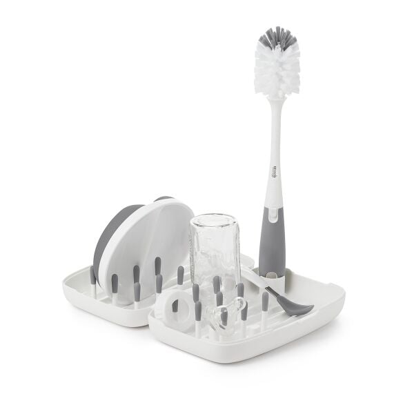 On-the-Go Drying Rack with Bottle Brush X8