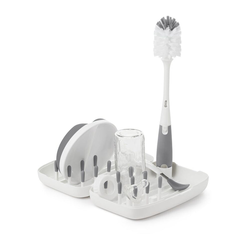 On-the-Go Drying Rack with Bottle Brush X8