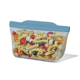 Silicone Reusable Bag  Stand-Up Quart (32 oz) - Ocean Blue W2