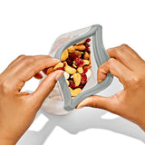 Silicone Reusable Bag  Stand-Up Snack (12 oz) - Fog B0