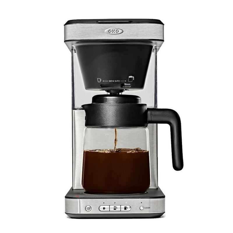8-Cup Coffee Maker with Podless Single-Serve Function and Glass Carafe C3