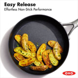 Ceramic Professional Non-Stick 3-Quart Sauté Pan with Lid O4