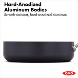 Ceramic Professional Non-Stick 3-Quart Sauté Pan with Lid O4
