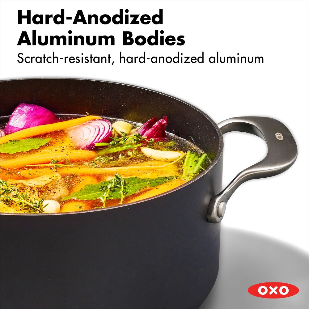 Ceramic Professional Non-Stick 5QT Stock Pot with Lid X6