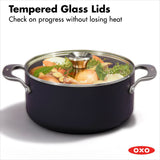 Ceramic Professional Non-Stick 5QT Stock Pot with Lid X6