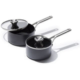 Ceramic Professional Non-Stick 4-Piece Saucepan Set (1.7 Qt & 2.3 Qt) S9