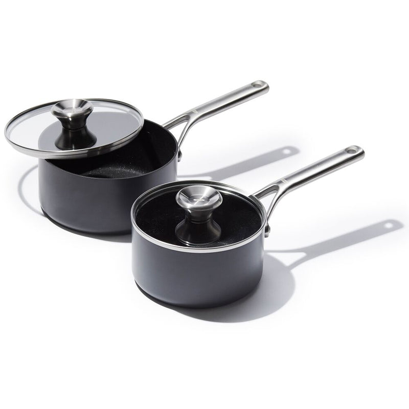 Ceramic Professional Non-Stick 4-Piece Saucepan Set (1.7 Qt & 2.3 Qt) S9