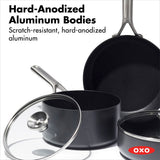 OXO Ceramic Professional Non-Stick 5-Piece Cookware Set W3