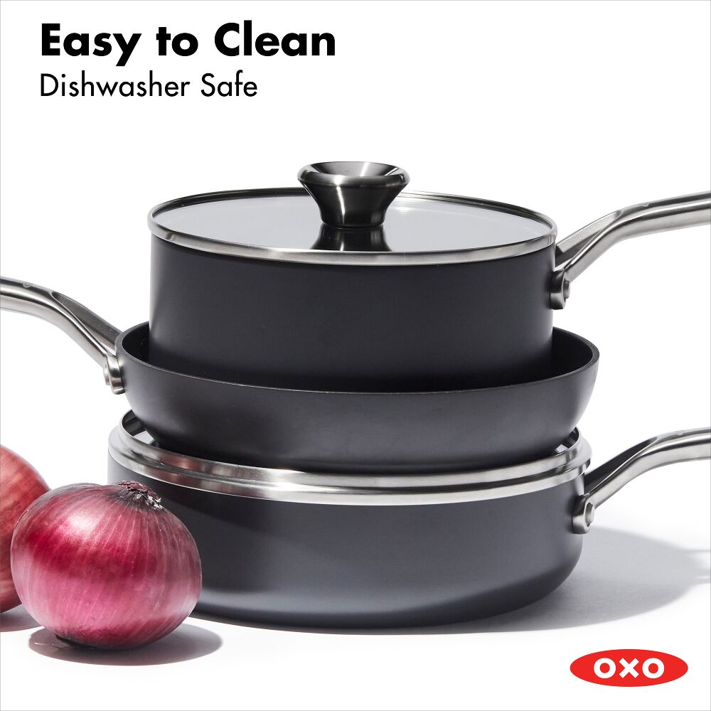 OXO Ceramic Professional Non-Stick 5-Piece Cookware Set W3