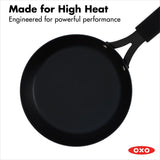 Carbon Steel Obsidian Series 8-Inch Frypan with Silicone Sleeve H5