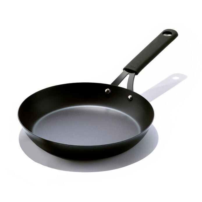 Carbon Steel Obsidian Series 10-Inch Frypan with Silicone Sleeve B9