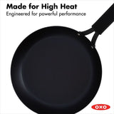 Carbon Steel Obsidian Series 10-Inch Frypan with Silicone Sleeve B9