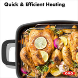 Carbon Steel Obsidian Series Roaster with Rack S2