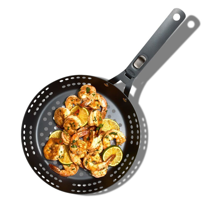 Outdoor 10" Perforated Carbon Steel Pan C2