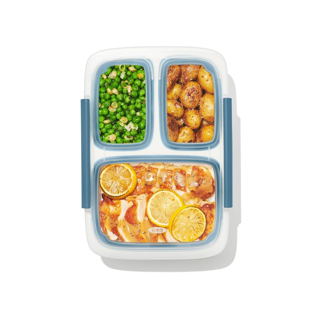 Prep & Go 4.1-Cup Divided Container - Ocean Blue A3