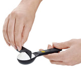 7 Piece Plastic Measuring Spoons - Black H2