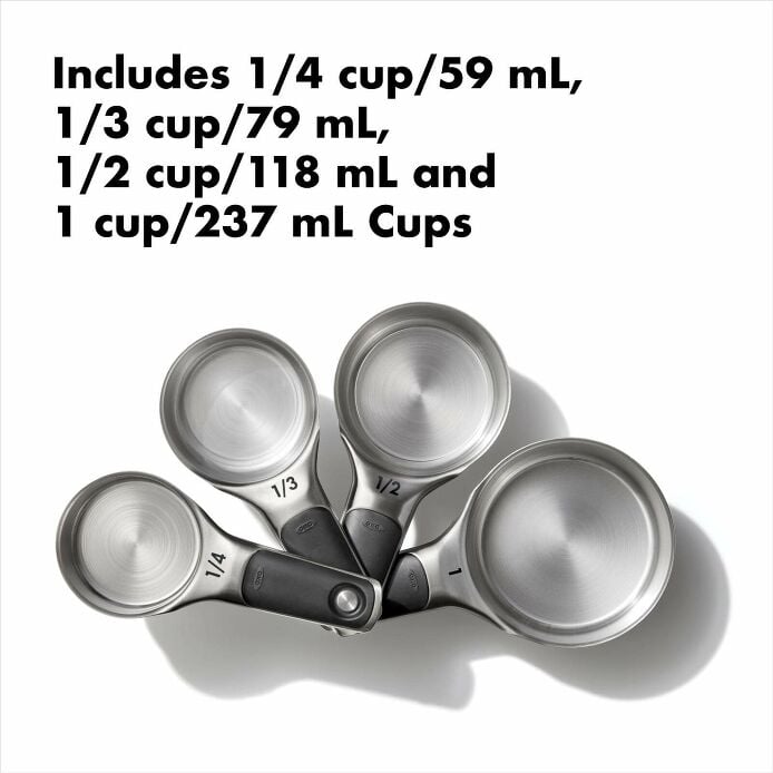 Stainless Steel Measuring Cups and Spoons Set A4