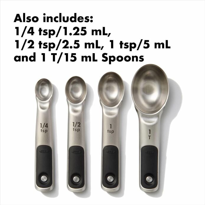Stainless Steel Measuring Cups and Spoons Set A4