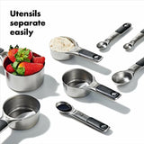 Stainless Steel Measuring Cups and Spoons Set A4