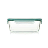Smart Seal 8 Cup Glass Rectangle Container - Teal K2