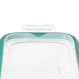 Smart Seal 8 Cup Glass Rectangle Container - Teal K2