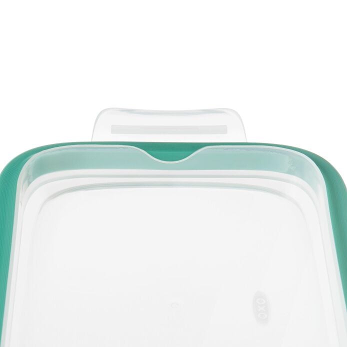 Smart Seal 8 Cup Glass Rectangle Container - Teal K2