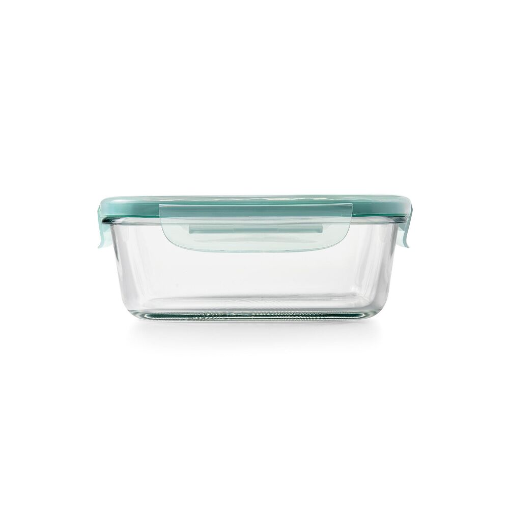 Smart Seal 3.5 Cup Glass Rectangle Container - Teal I2