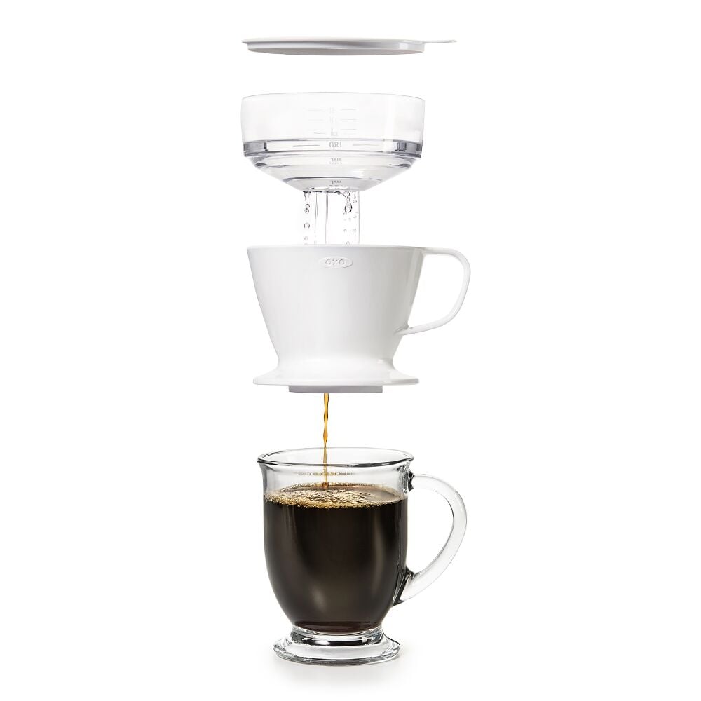 Pour-Over Coffee Maker with Water Tank J7