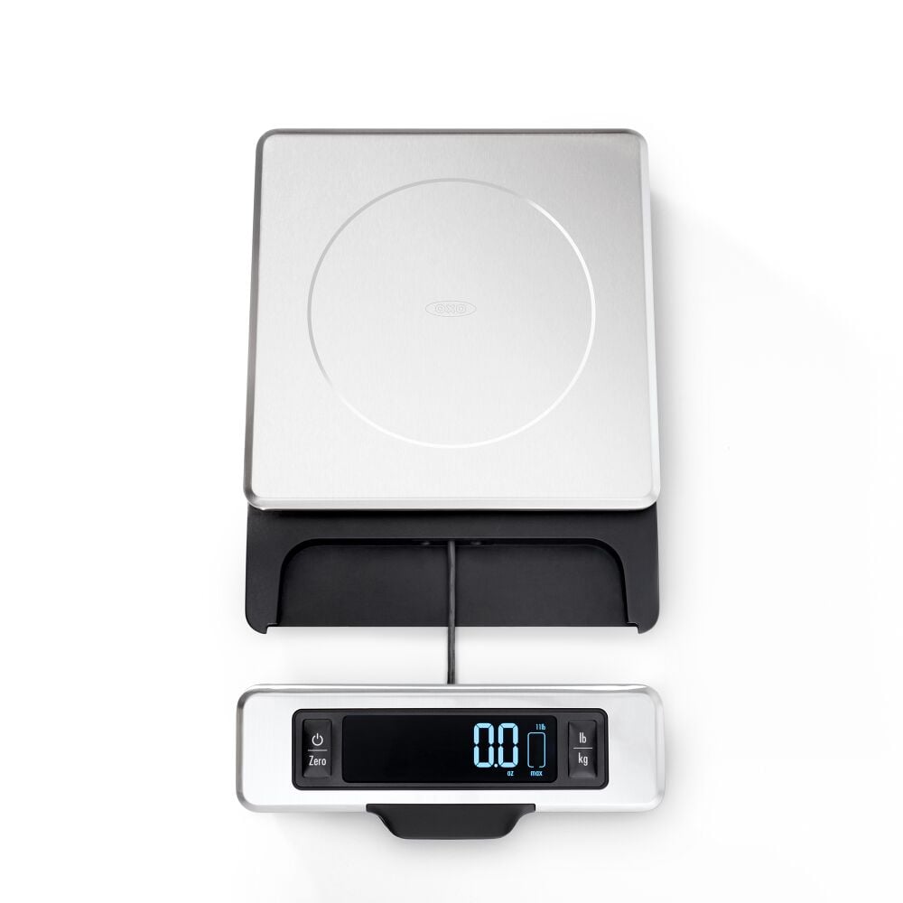 11 lb Stainless Steel Food Scale with Pull out Display W8