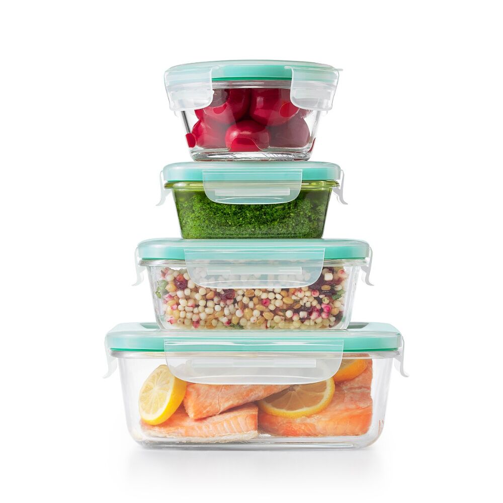 OXO Good Grips 12 Piece Smart Seal Glass Container Set F0