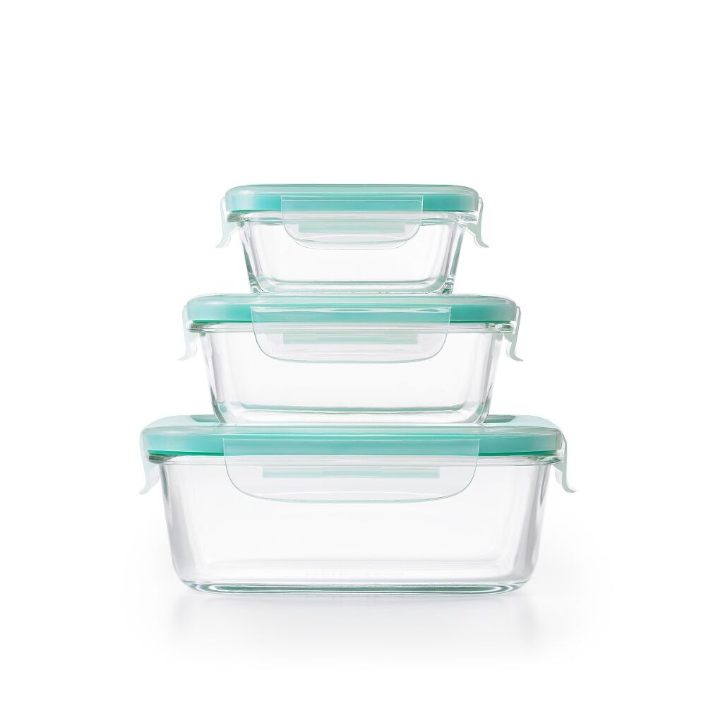 OXO Good Grips 12 Piece Smart Seal Glass Container Set F0