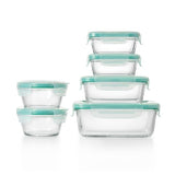 OXO Good Grips 12 Piece Smart Seal Glass Container Set F0