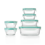 OXO Good Grips 12 Piece Smart Seal Glass Container Set F0