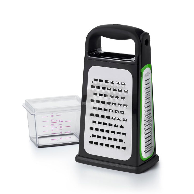 Etched Box Grater With Removable Zester P6
