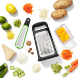 Etched Box Grater With Removable Zester P6