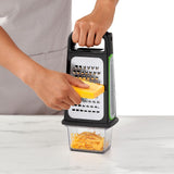 Etched Box Grater With Removable Zester P6
