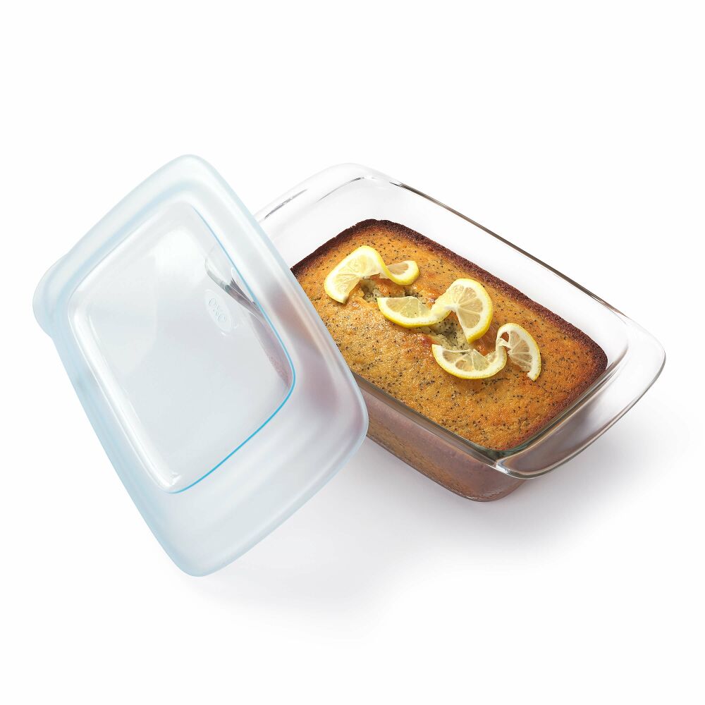 1.6 Qt Loaf Baking Dish with Lid X4