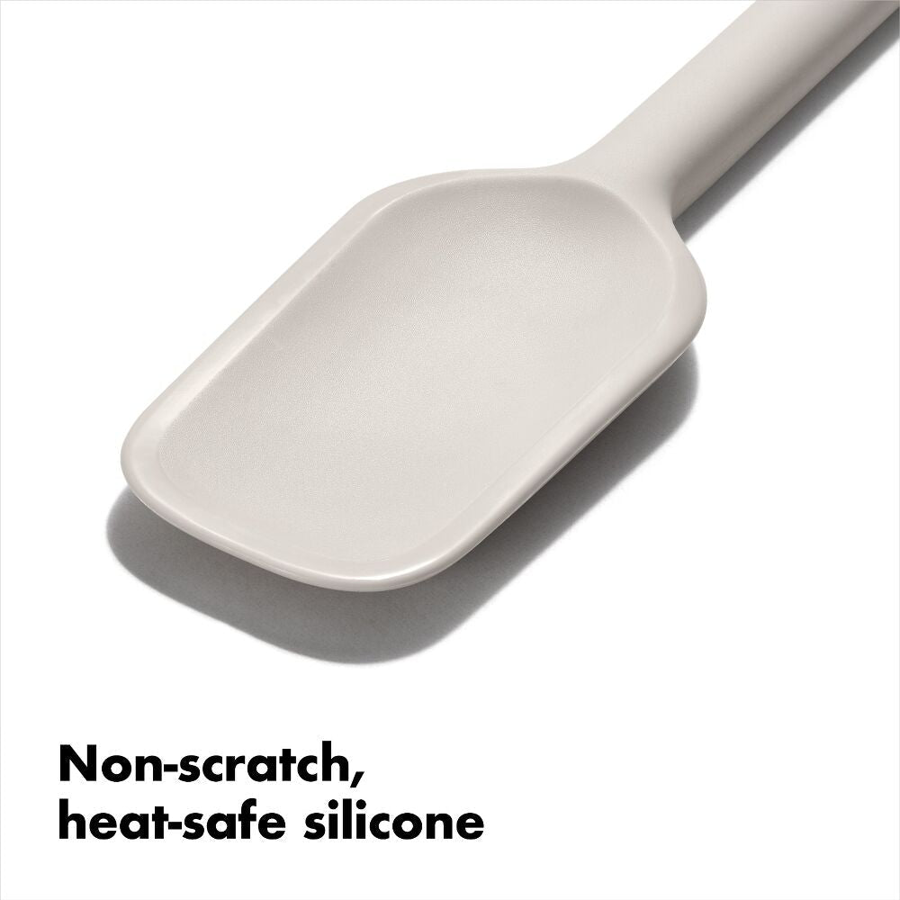 Silicone Spoon Spatula - Oat W2