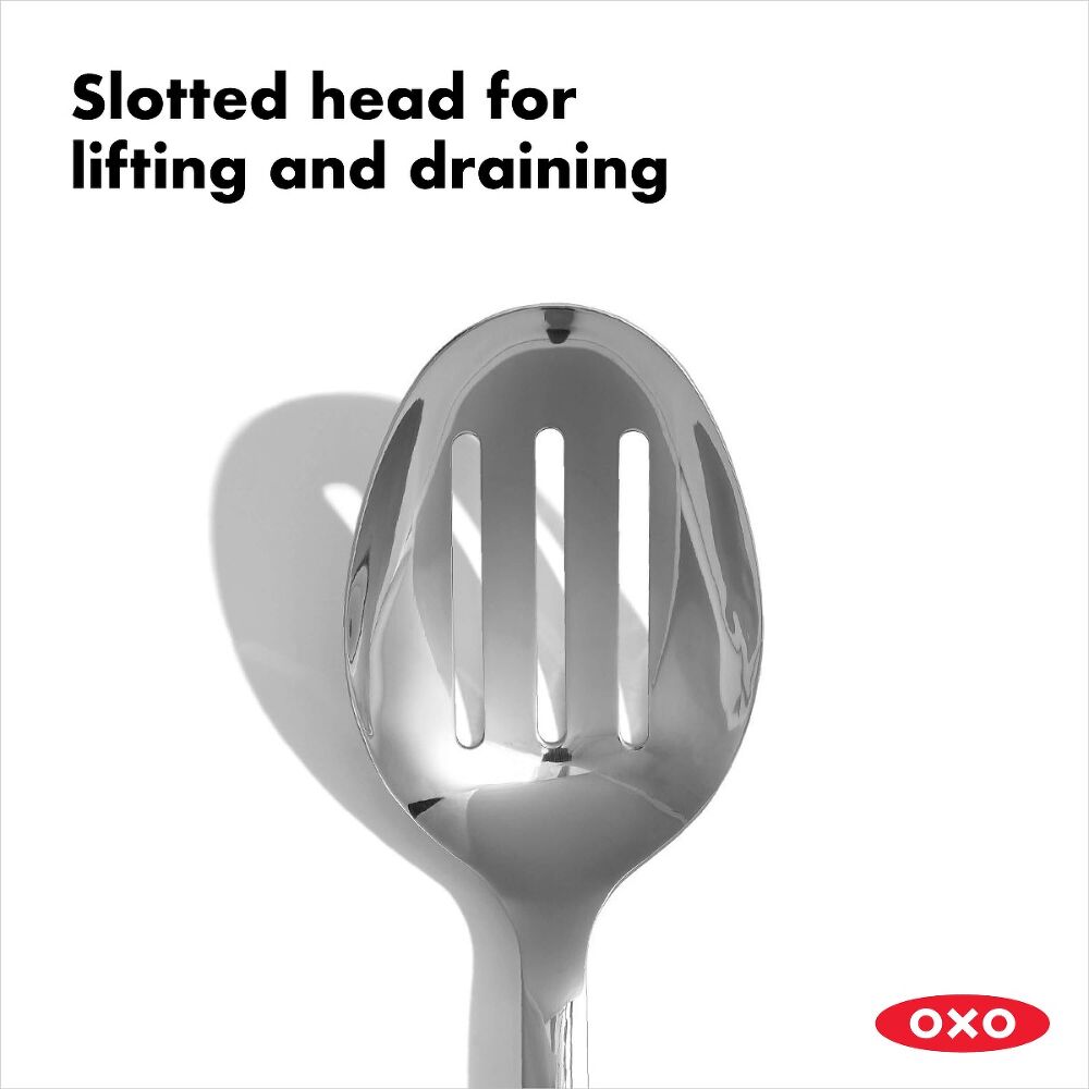 Stainless Steel Slotted Spoon X3