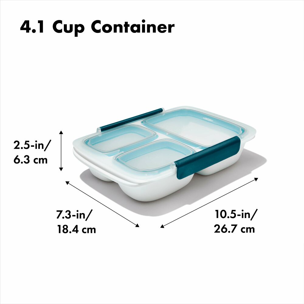 Prep & Go 4.1-Cup Divided Container E1