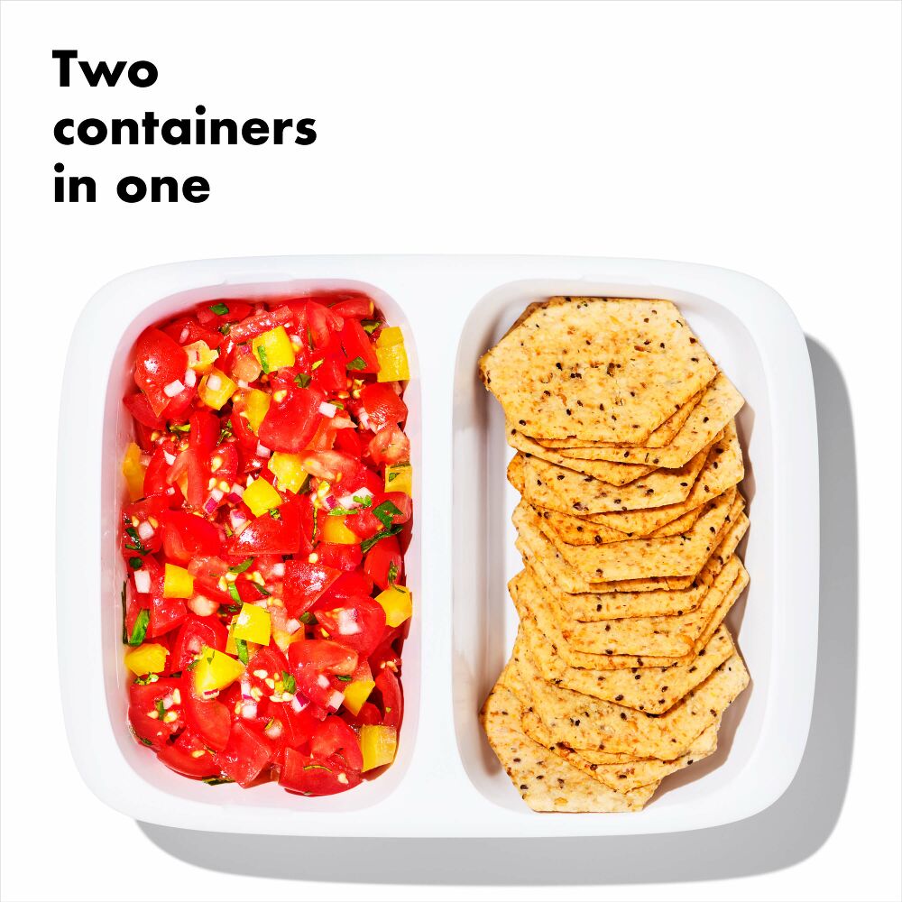 Prep & Go 2-Cup Divided Container H8