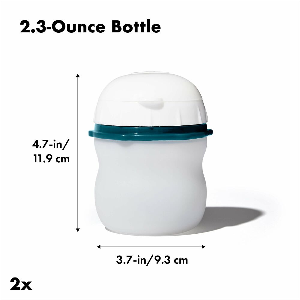 Prep & Go Silicone Squeeze Bottle - 2 Pack O4