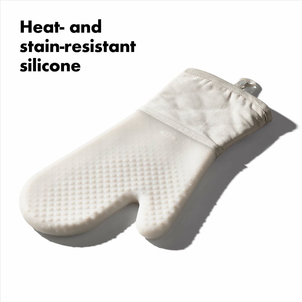 Silicone Oven Mitt - Oat C8
