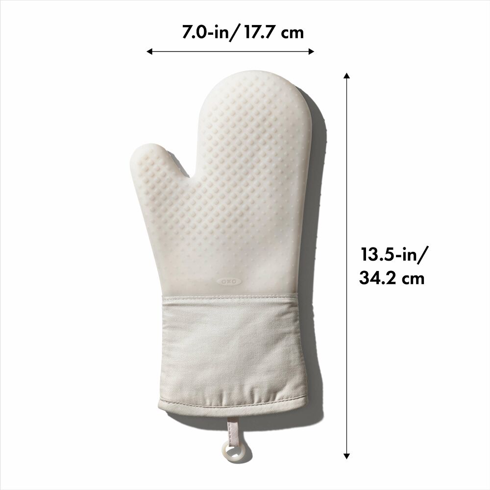 Silicone Oven Mitt - Oat C8