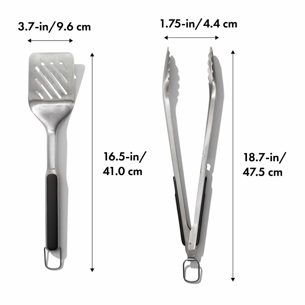 OXO Good Grips Grilling Turner and Tongs Set K3